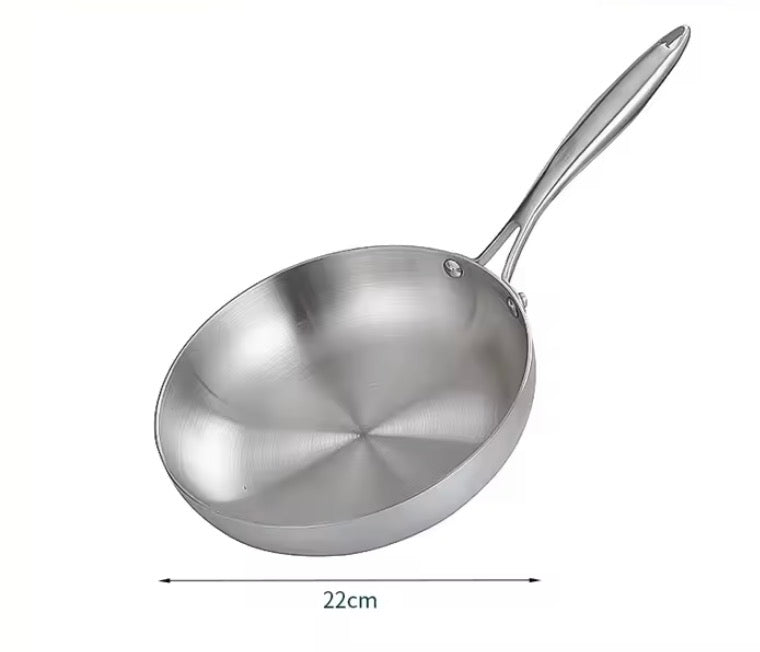 Forval — Poêle inox 304, sans revêtement