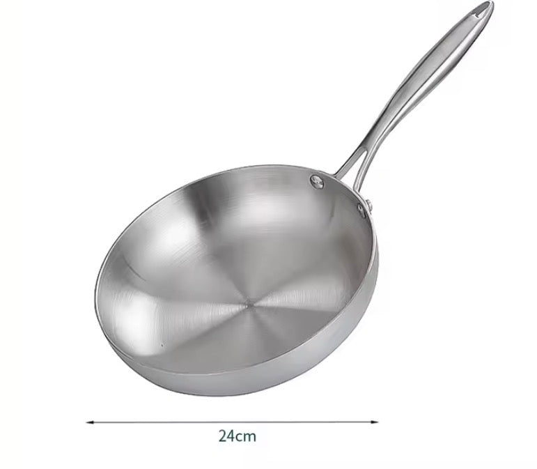 Forval — Poêle inox 304, sans revêtement