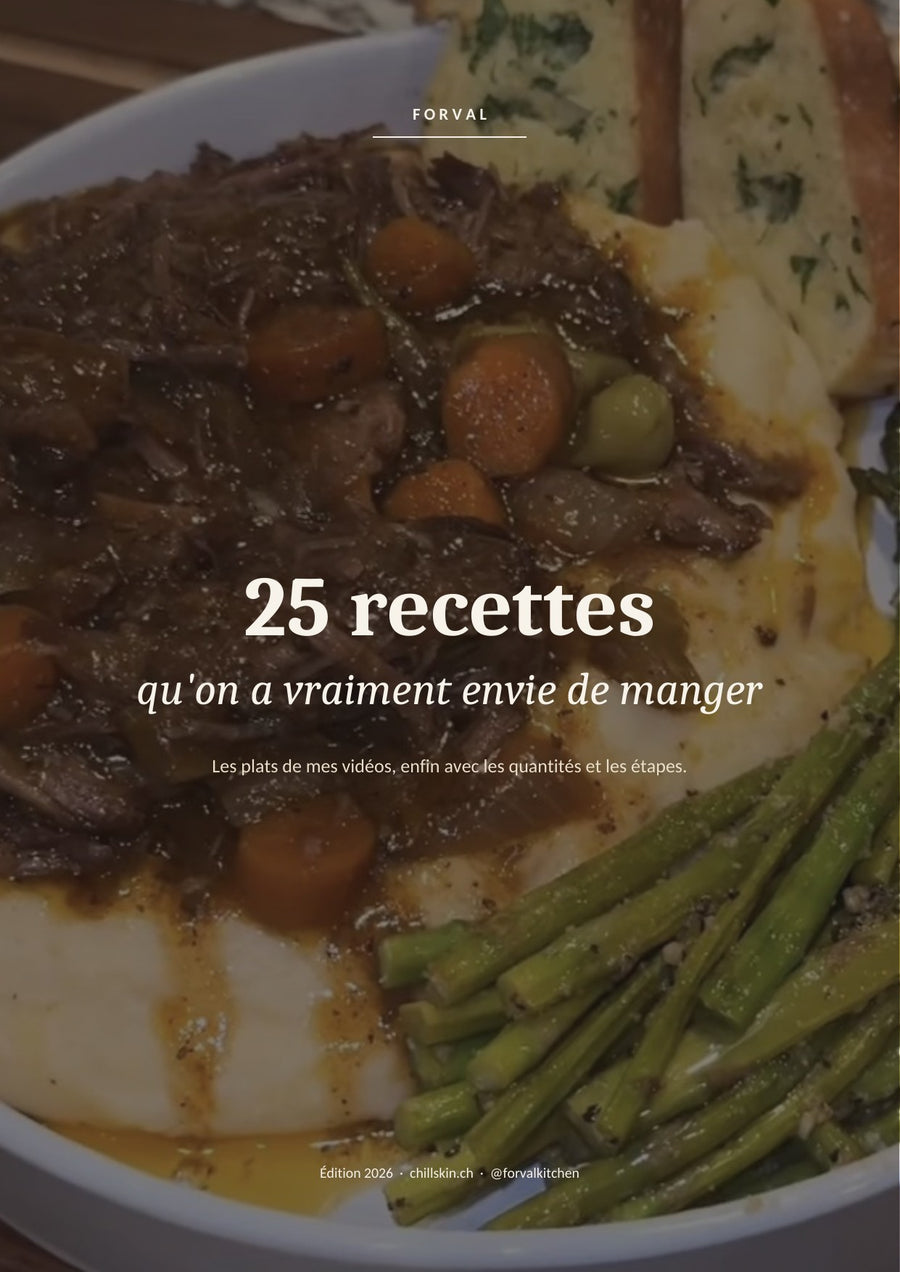 Couverture de l'ebook Forval — 25 recettes qu'on a vraiment envie de manger
