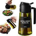 Huilier vaporisateur 2 en 1, tête noire