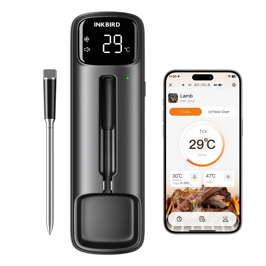 Thermomètre à viande sans fil INKBIRD, double capteur, Bluetooth