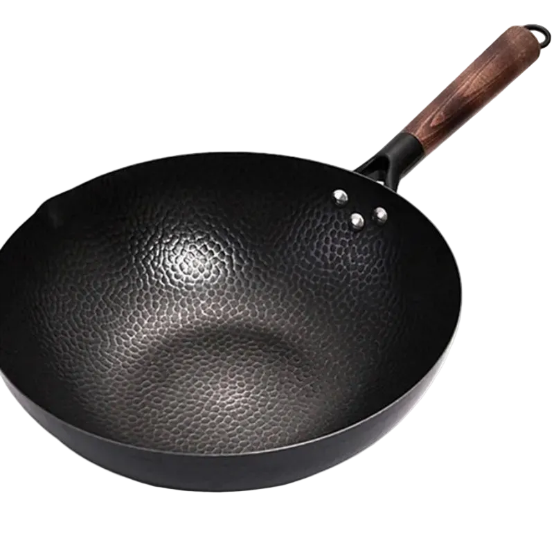 Wok en fer martelé, 32 cm